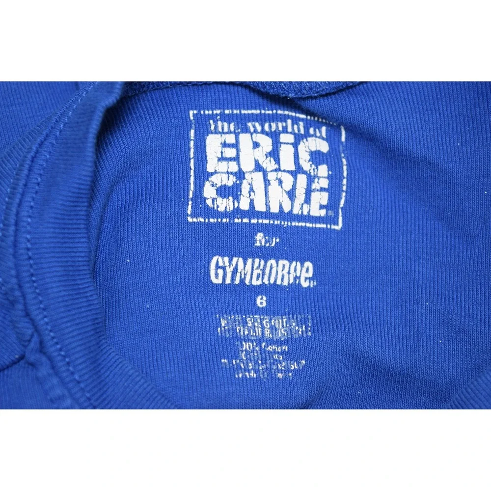 2014 Gymboree Eric Carle Polar Bear Blue Long Sleeve Shirt Kids BOYS 6